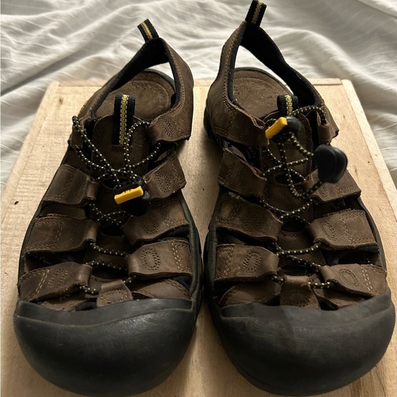 Keen Newport Men\'s Sandals Brown Leather Size 9.5 main image 6